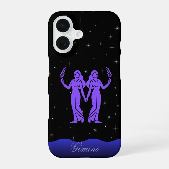 Coque iPhone 16 Étui Gemini pour iPhone / iPad (Verso)
