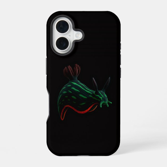 Coque iPhone 16 Étui iPhone 16 Case-Mate Black 4 Luxe, limace de m (Verso)