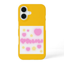 Étui iPhone 16 Cœur Rose Kawaii