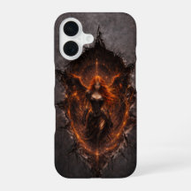 Étui iPhone 16 Dark Fire Angel  Art Fantastique Go