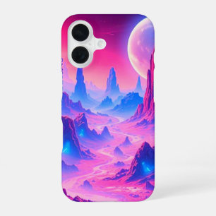 Coque iPhone 16 Étui iPhone 16 pour planète Alien Neon P Cosmiq