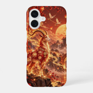 Coque iPhone 16 Étui iPhone Année du Chèvre du Zodiaque Chinois 20