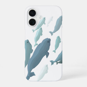 Coque iPhone 16 Étui iPhone Baleine Béluga Étui Smartphone Baleine