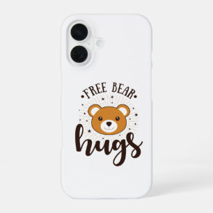 Coque iPhone 16 Étui iPhone Calins d'Ours Mignons Esthétique