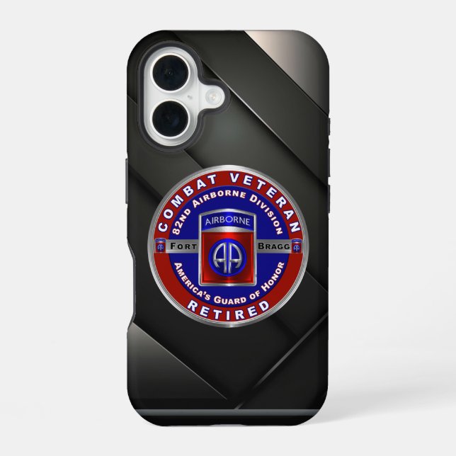 Coque iPhone 16 Étui iPhone Case-Mate de la 82e division aéroporté (Verso)