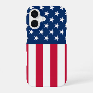 Coque iPhone 16 Étui iPhone Drapeau Américain Patriotique