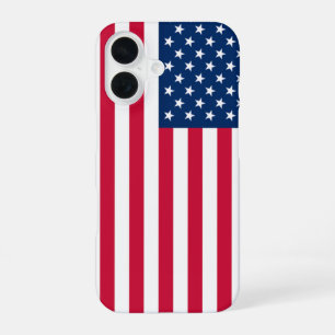 Coque iPhone 16 Étui iPhone Drapeau Américain Patriotique