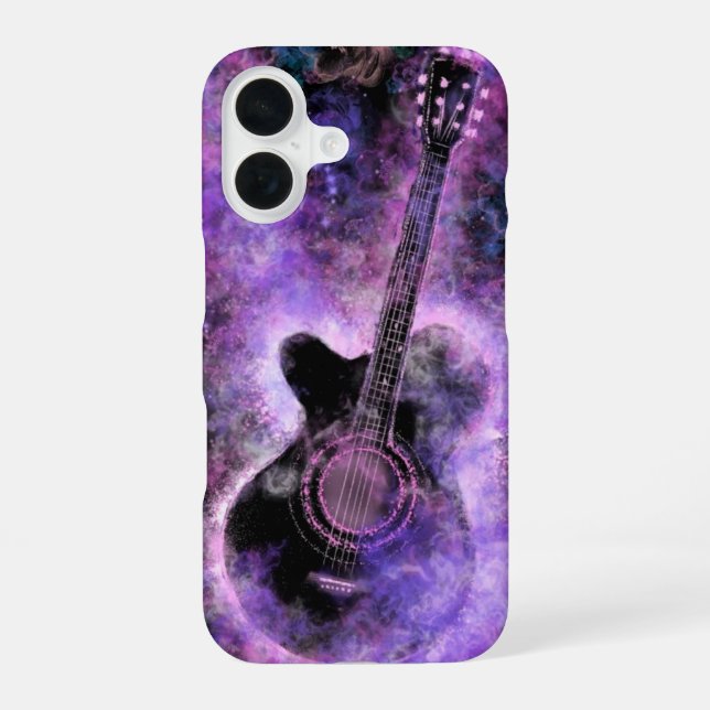 Coque iPhone 16 Étui iPhone Guitar (Verso)