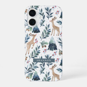 Coque iPhone 16 Étui iPhone / iPad Rénes dans la forêt