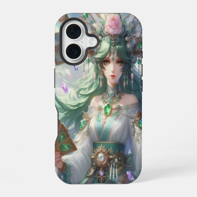 Coque iPhone 16 Étui Iphone/Ipod en Jade Anima (Verso)