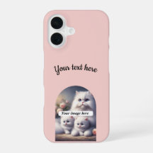 Étui iPhone mince avec votre propre photo et texte