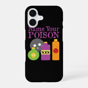 Coque iPhone 16 Étui iPhone Nommez Votre Poison