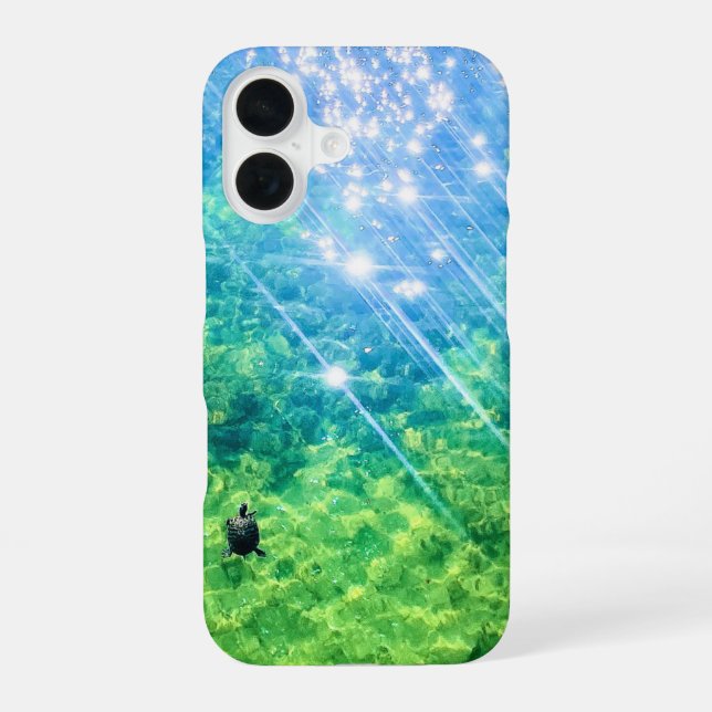 Coque iPhone 16 Étui IPHONE Tortue (Verso)