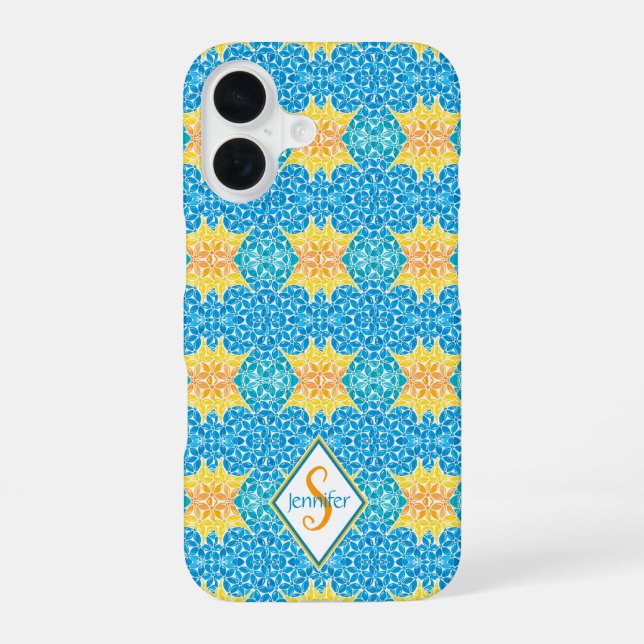 Coque iPhone 16 Étui Jen Mosaic pour IPhone (Verso)