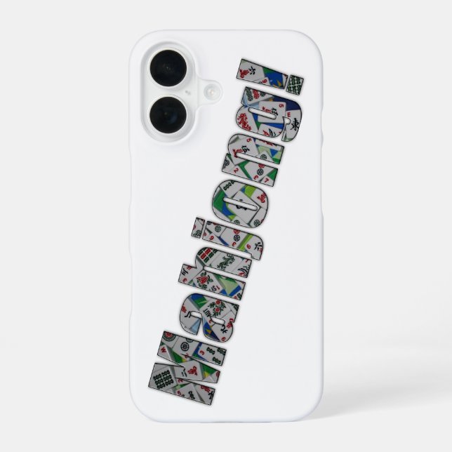 Coque iPhone 16 Étui Mahjong pour IPhone 16 (Verso)