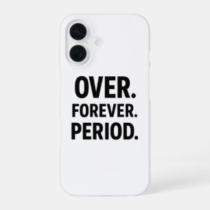 Coque iPhone 16 Étui minimaliste pour période à jamais