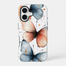Étui Papillon Artistique Vol Whimsy Aquarelle