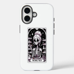 Coque iPhone 16 Étui pour carte de visite de technicien en ongleri