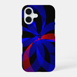 Coque iPhone 16 Étui pour iPhone 16 à accent géométrique tournant 