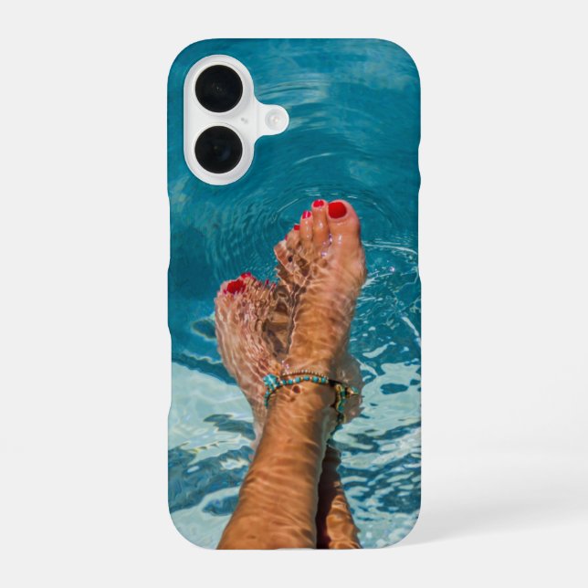 Coque iPhone 16 Étui pour iPhone 16 à jambes artistiques abstraite (Verso)
