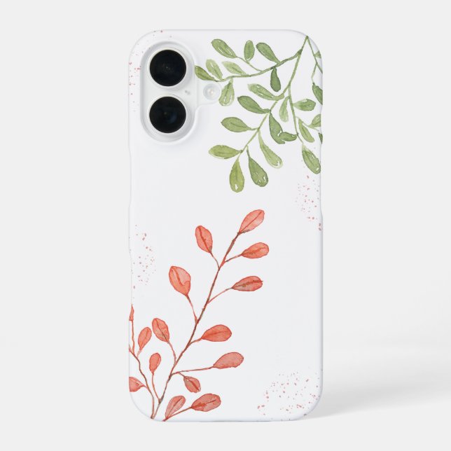 Coque iPhone 16 Étui pour iPhone 16 'Aquarelle pastel douce abstra (Verso)
