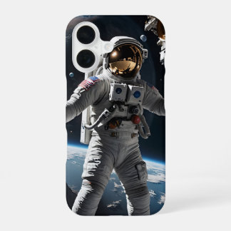 Coque iPhone 16 Étui pour iPhone 16 "Au Cœur de l'Espace" 8K 3D Ul