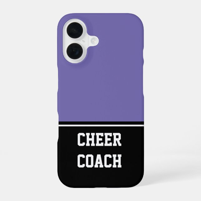 Coque iPhone 16 Étui pour iPhone 16 Cheer Coach Case-Mate (Verso)