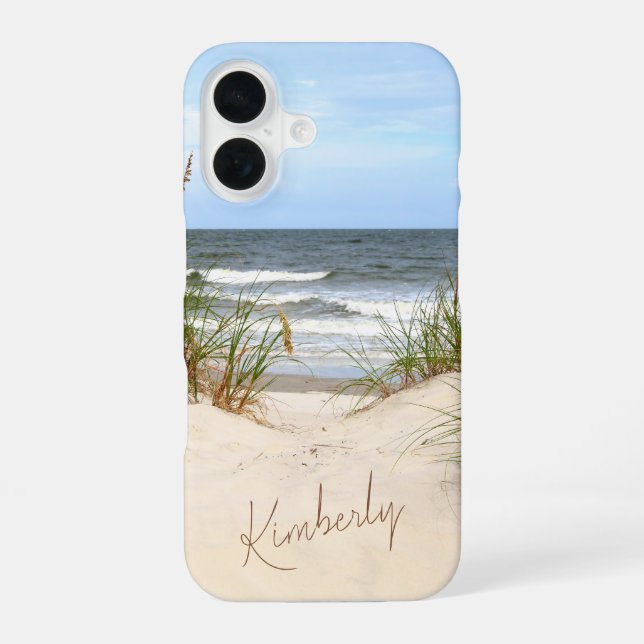Coque iPhone 16 Étui pour iPhone 16 de plage (Verso)