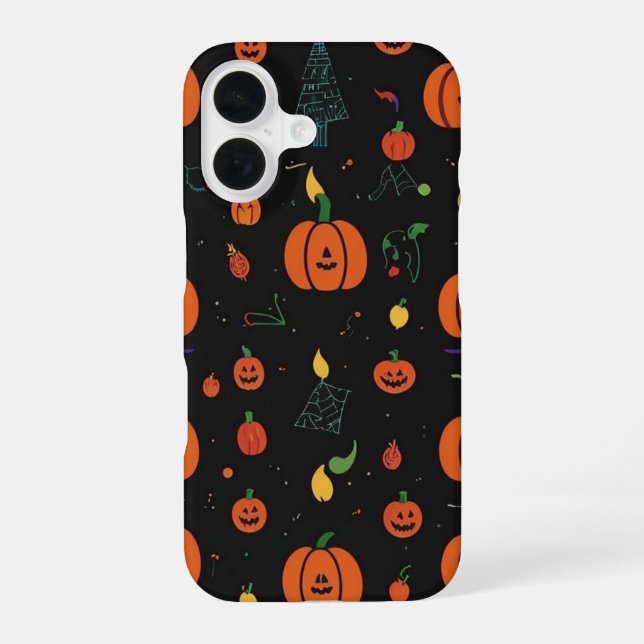 Coque iPhone 16 Étui pour IPhone 16 Halloween (Verso)