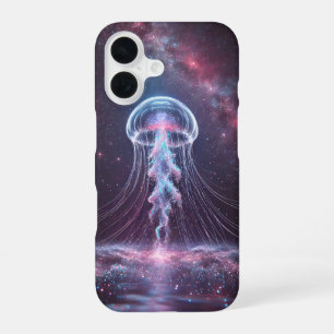 Coque iPhone 16 Étui pour iPhone 16 Méduse Cosmique
