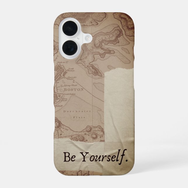 COQUE iPhone 16 ÉTUI POUR IPHONE 16 "SOYEZ VOUS-MÊME" (Verso)