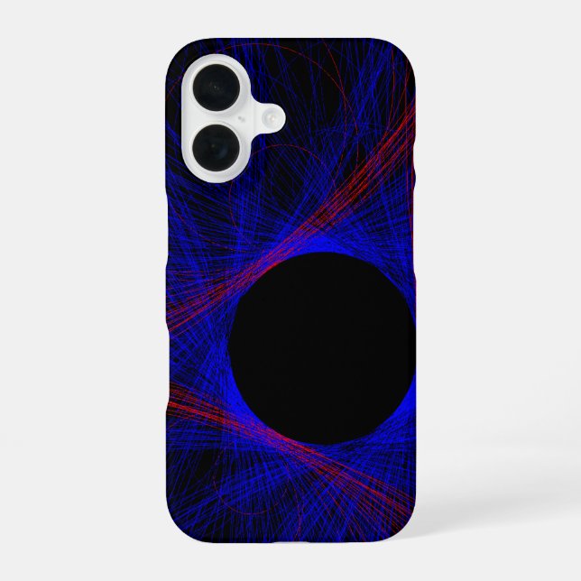 Coque iPhone 16 Étui pour iPhone 16 Triangle Géométrique Accentué (Verso)