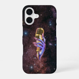 Coque iPhone 16 Étui pour iPhone 16 Vintage Mic – Design Classique