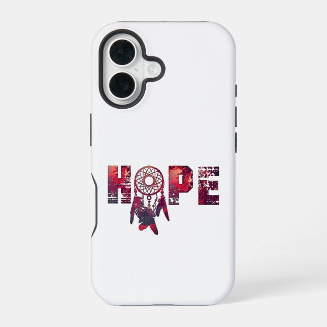 Coque iPhone 16 Étui pour iPhone Hope (Verso)