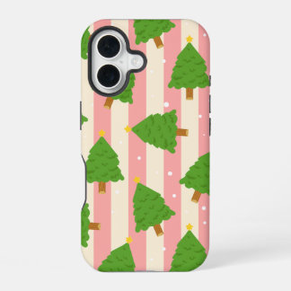 Coque iPhone 16 Étui pour iPhone / iPad à motif de sapin de Noël f