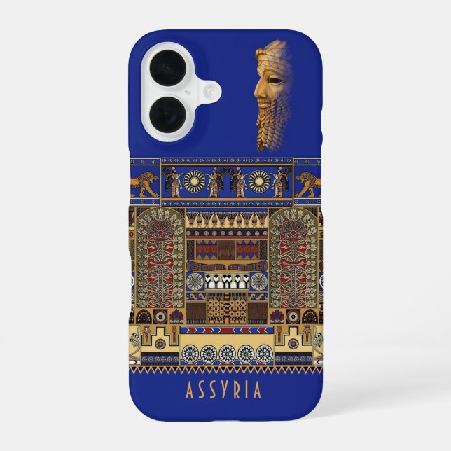Coque iPhone 16 Étui pour iPhone / iPad ASSYRIA (Verso)