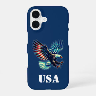 Coque iPhone 16 Étui pour iPhone / iPad avec drapeau patriotique A