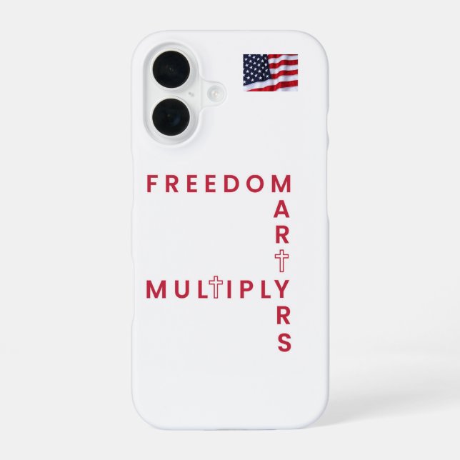Coque iPhone 16 Étui pour iPhone Liberté (Verso)