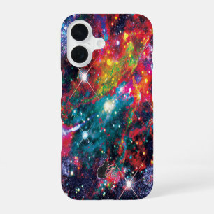 Coque iPhone 16 Étui pour téléphone à champ d'étoiles de Coruscati