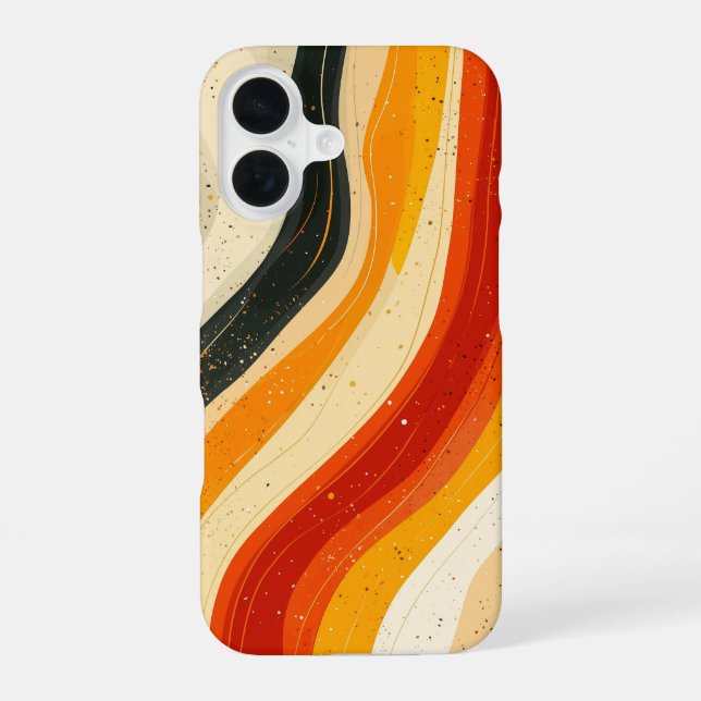 Coque iPhone 16 Étui pour téléphone – Ember Stream (Verso)