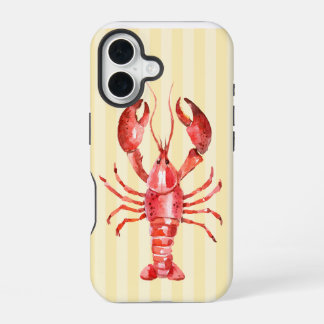 Coque iPhone 16 Étui pour téléphone en forme de homard
