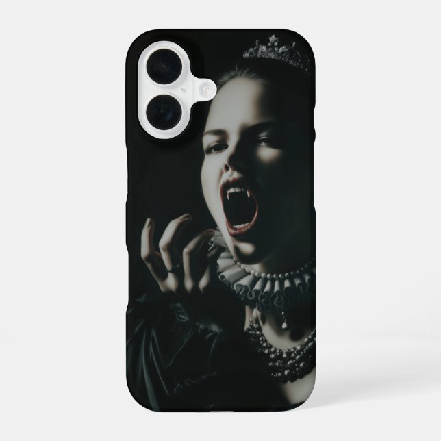 Coque iPhone 16 Étui pour téléphone Reine Vampire Gothique – Esthé (Verso)