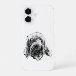 Coque iPhone 16 Étui pour téléphone Spinone Italiano Art