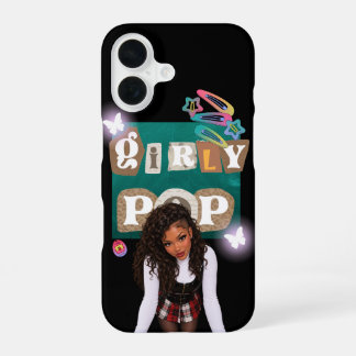 Coque iPhone 16 Étui pour téléphone trois pochette d'album Girly P