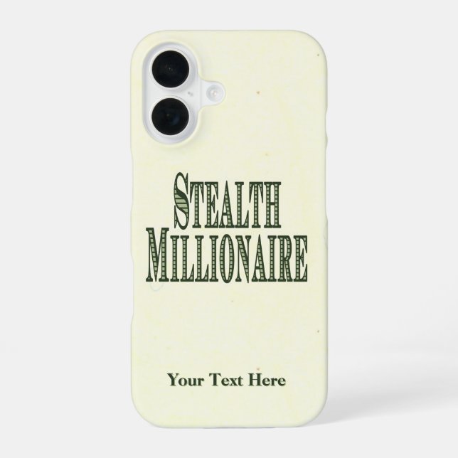 Coque iPhone 16 Étui Stealth Millionaire Case-Mate pour iPhone (Verso)