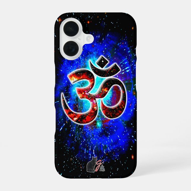 Coque iPhone 16 Étui Universel OM Asana (Verso)