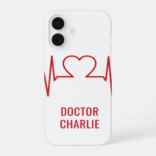 Coque iPhone 16 Étuis de téléphone à nom et couleur personnalisés