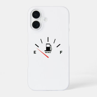 Coque iPhone 16 Exécution sur T-shirt Memes vides