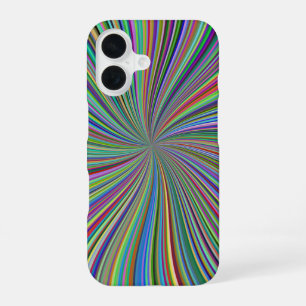 Coque iPhone 16 Explosion de ruban coloré énergique