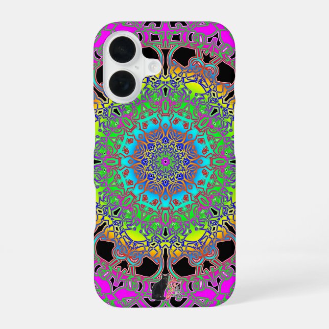 Coque iPhone 16 Fabuleux Glyphe Spectra (Verso)